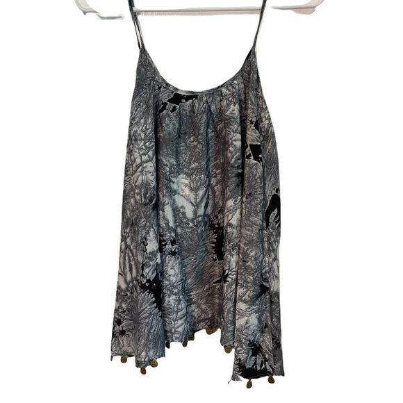 RAGA Tie Dye Spaghetti Straps Coins Top.Size XS - Picture 3 of 11
